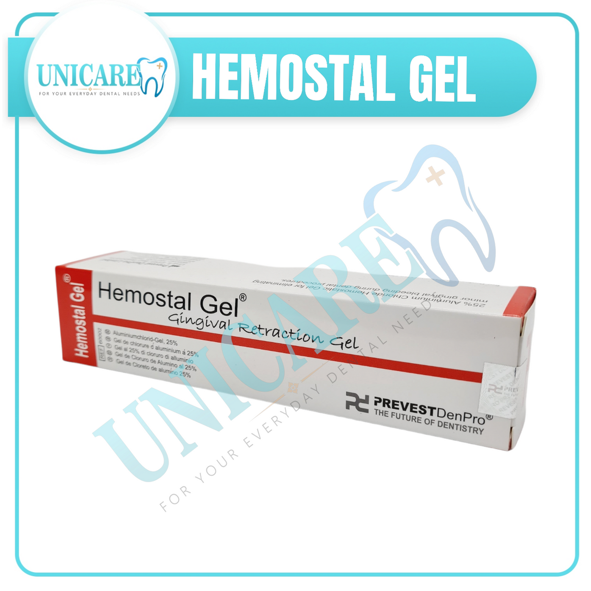 Hemostal Gel (Gingival Retraction Gel) Unicare Dental Medical Supply