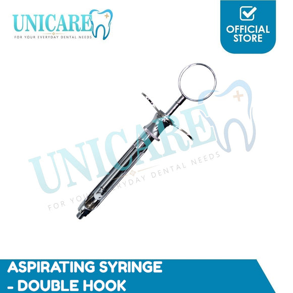 ASPIRATING SYRINGE - DOUBLE HOOOK