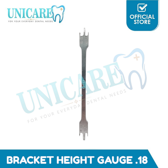 BRACKET HEIGHT GAUGE .18 ALUMINUM - UNI