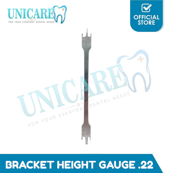 BRACKET HEIGHT GAUGE .22 ALUMINUM - UNI