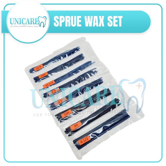 Sprue Wax Set (Dark Blue)