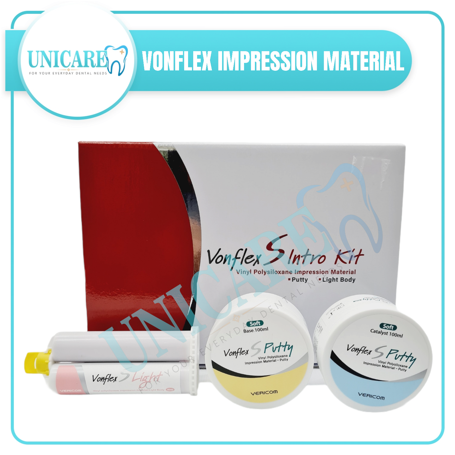 Vonflex Silicone Rubber Impression – Unicare Dental Medical Supply