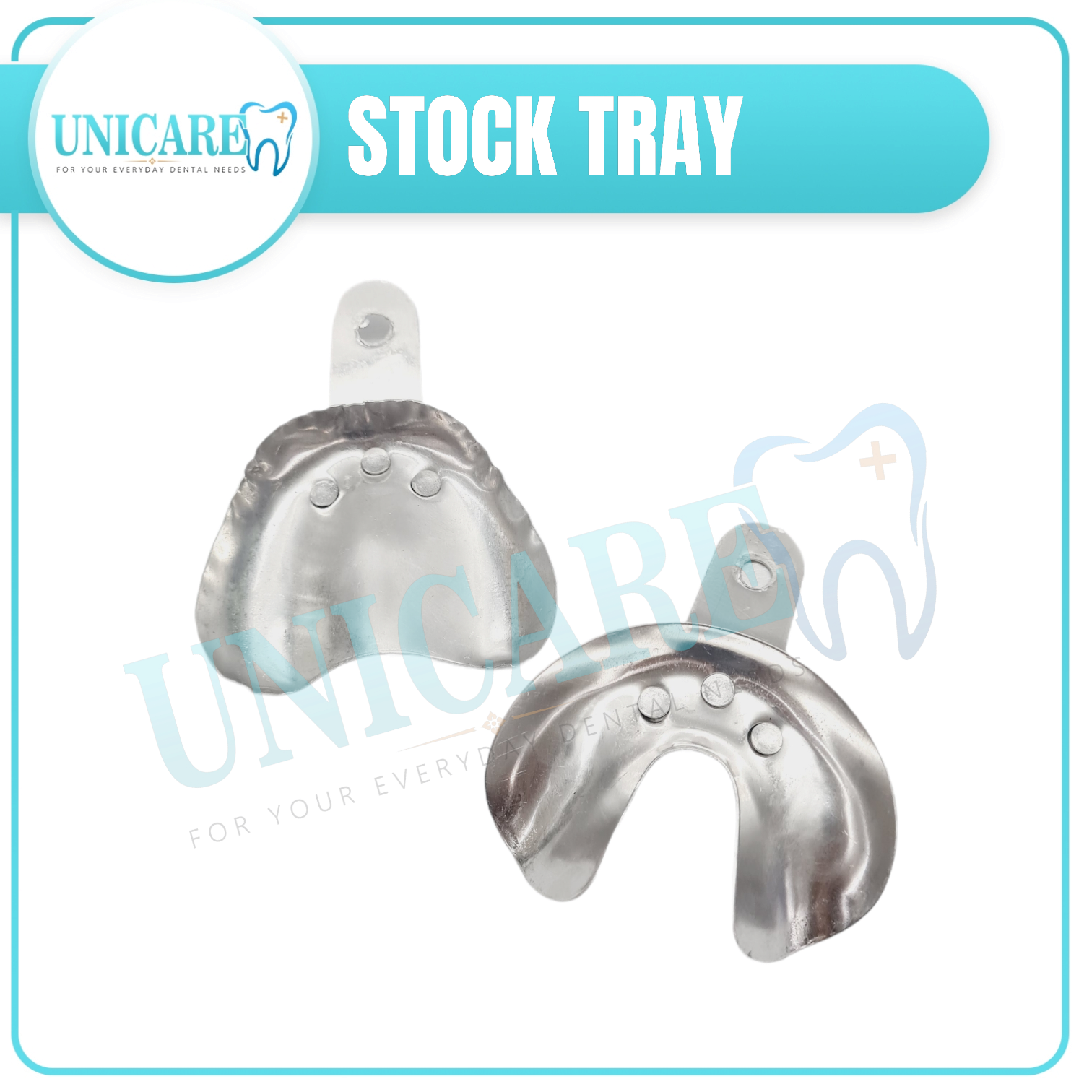 Stock Tray Unicare Dental Medical Supply