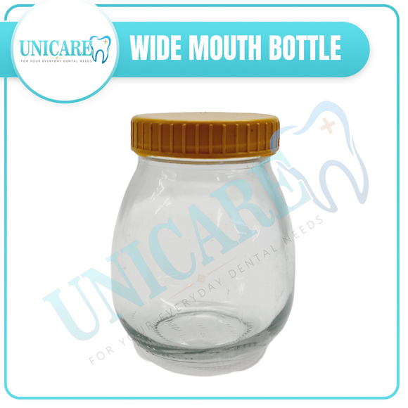 Clear Wide Mouth Bottle