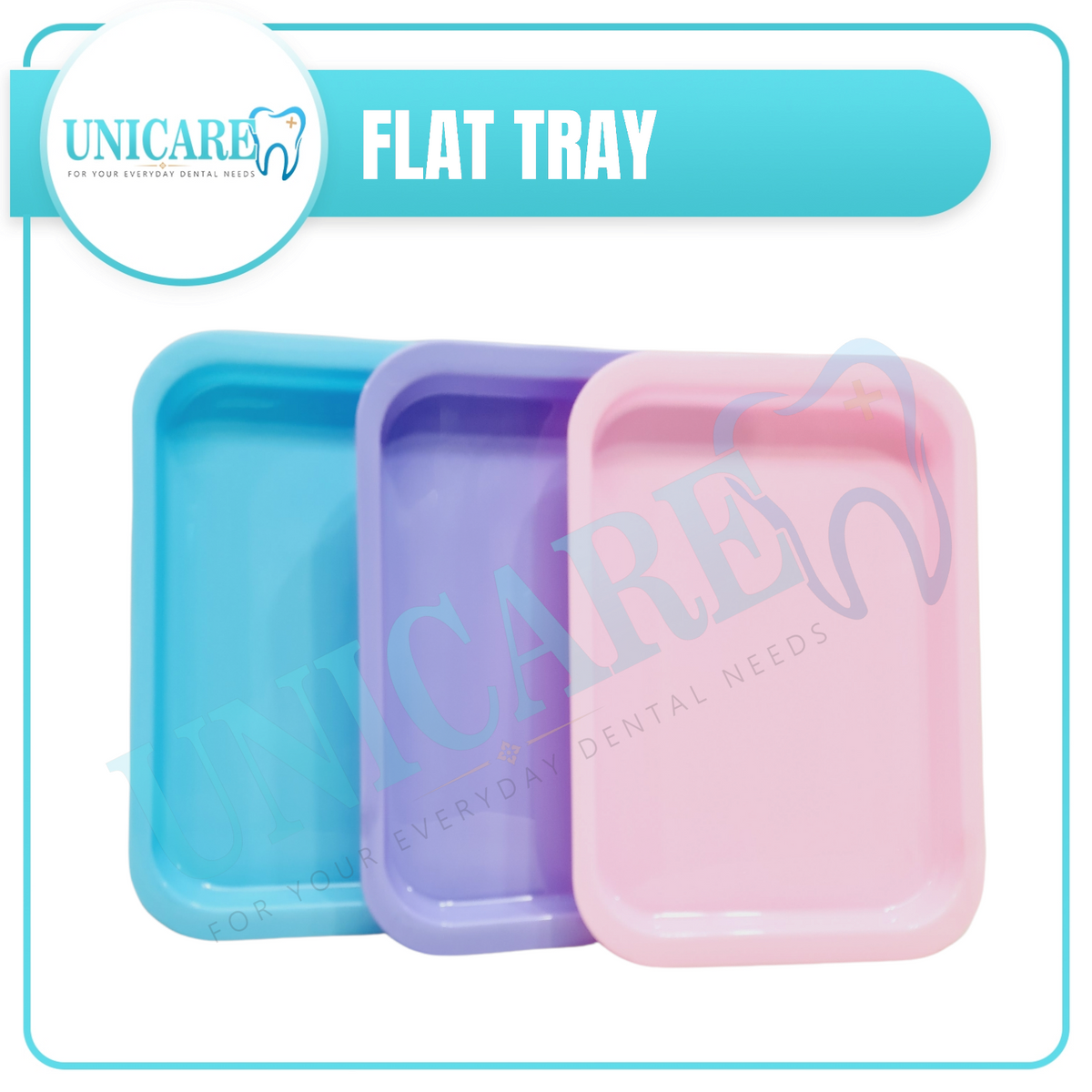 Enamel / Flat Tray Unicare Dental Medical Supply