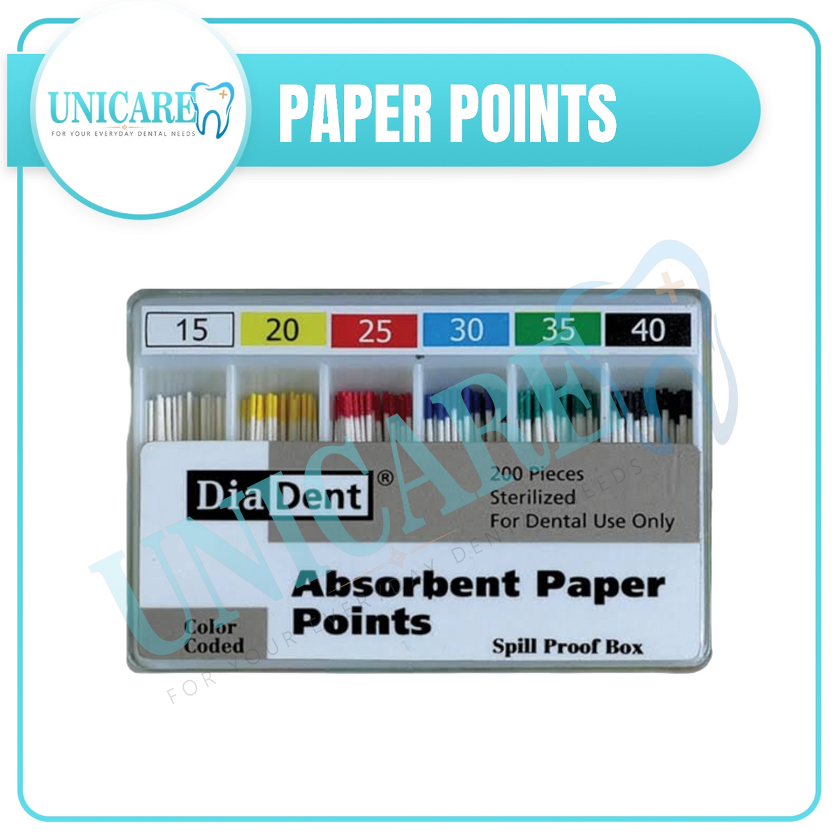 Diadnet Paper Points – Unicare Dental Medical Supply