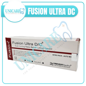 Fusin DC (Dual curing, resin based, composite adhesive luting cement)