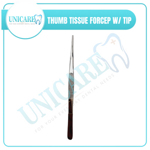 Thumb Tissue Forcep w/ Tip