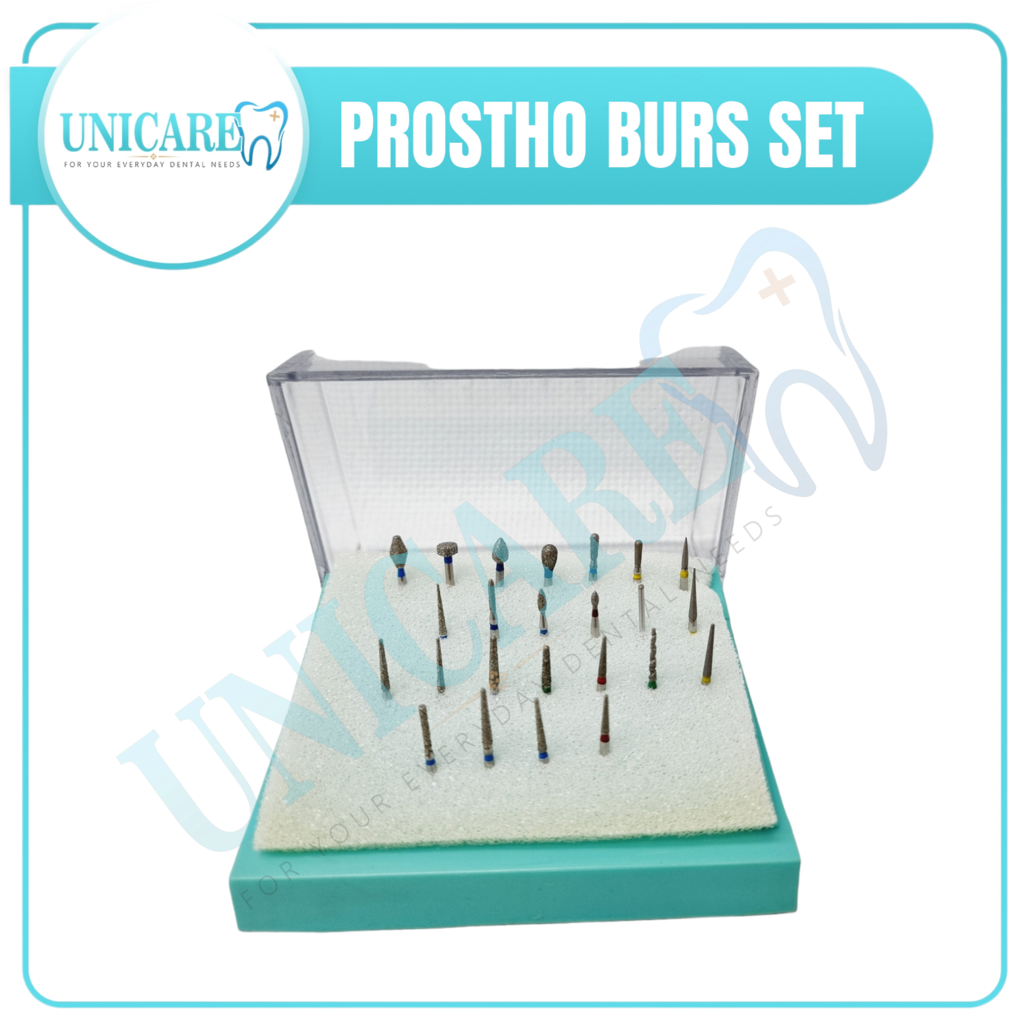 Prostho Instruments Prostho Burs Set – Unicare Dental Medical Supply